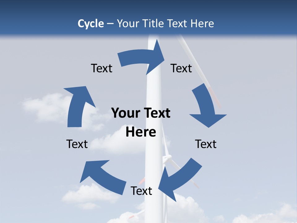 Sustainability Target Cloud PowerPoint Template