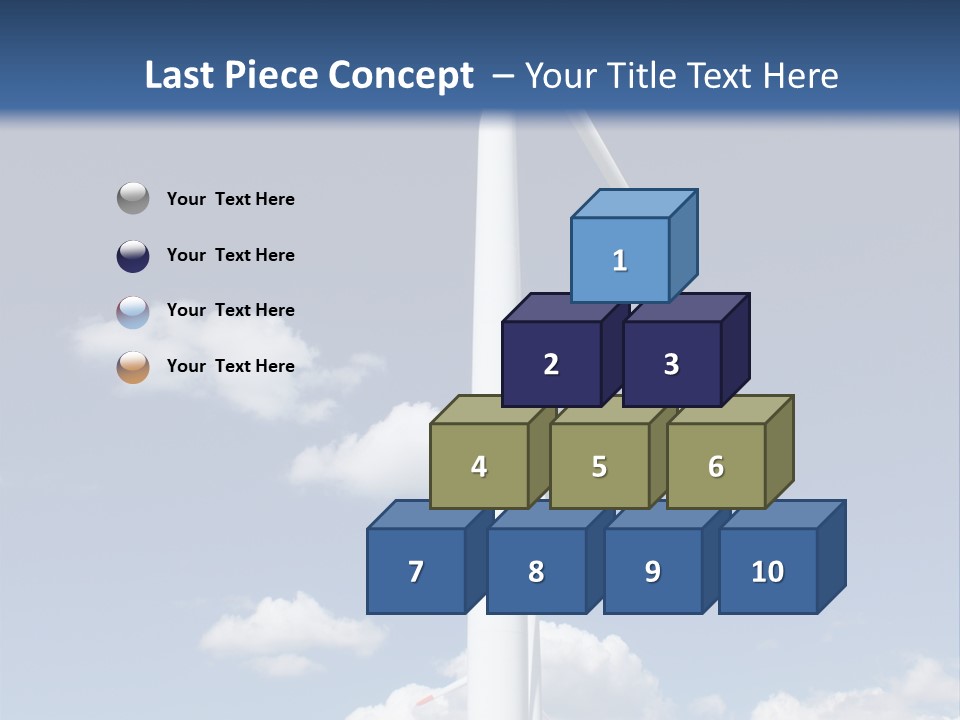Sustainability Target Cloud PowerPoint Template