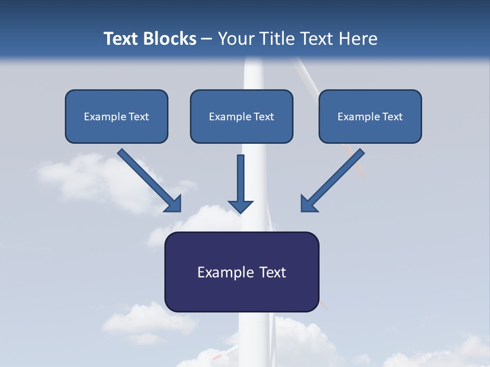 Sustainability Target Cloud PowerPoint Template