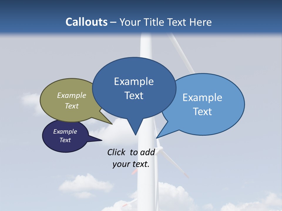 Sustainability Target Cloud PowerPoint Template