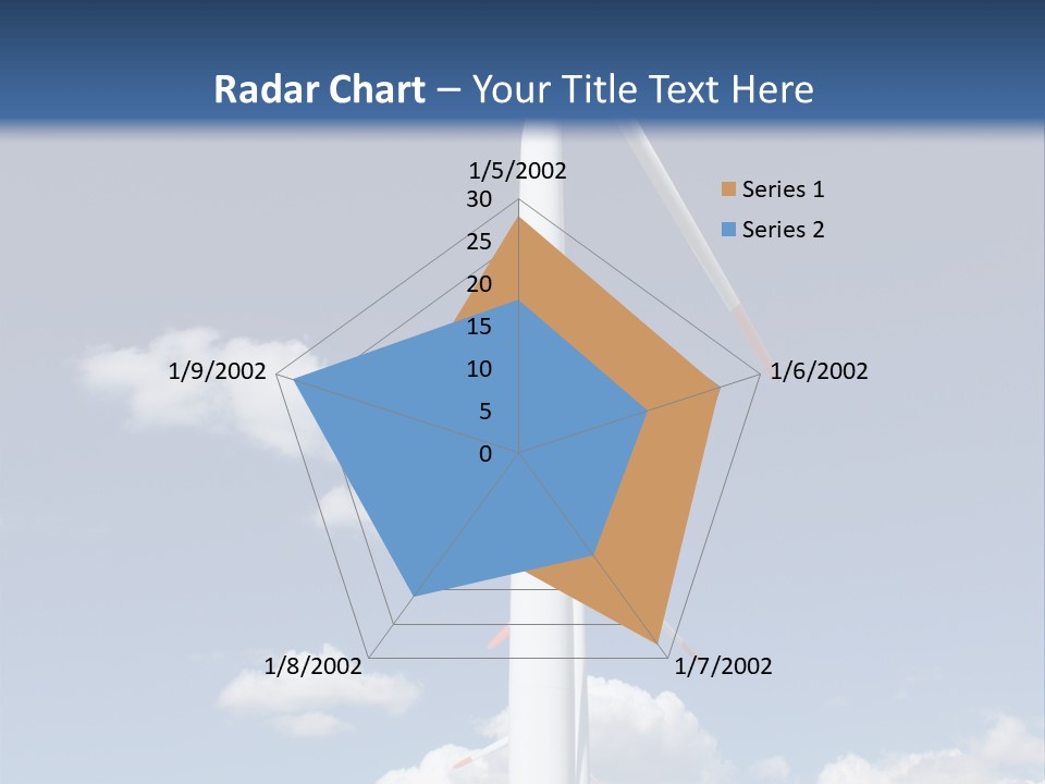 Sustainability Target Cloud PowerPoint Template