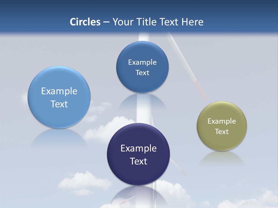 Sustainability Target Cloud PowerPoint Template