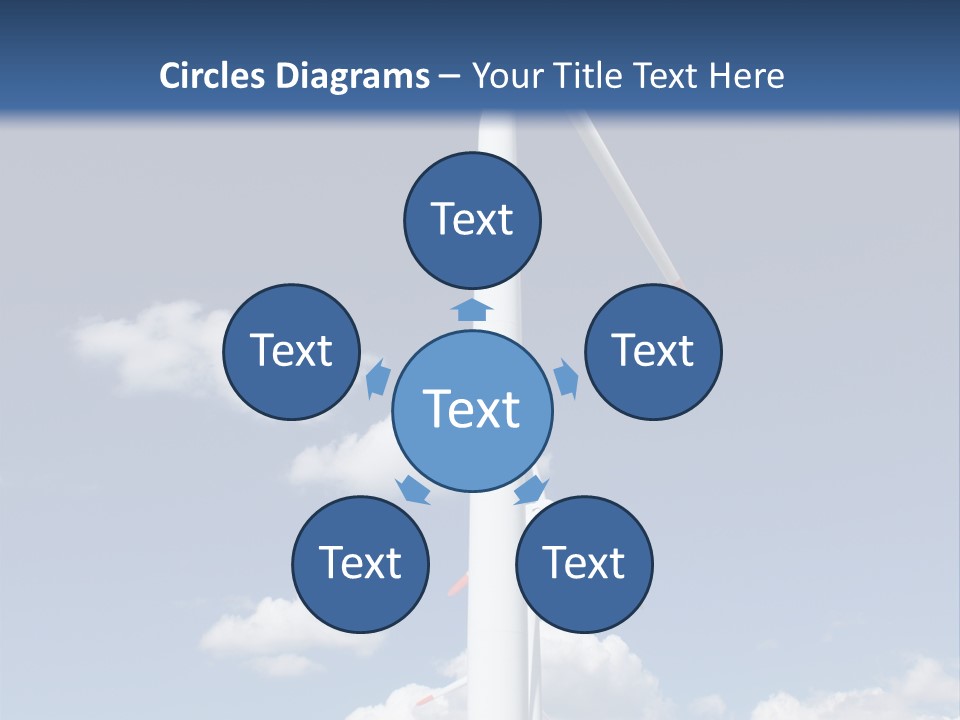 Sustainability Target Cloud PowerPoint Template