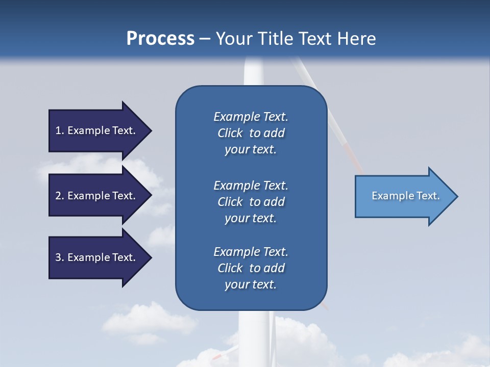 Sustainability Target Cloud PowerPoint Template