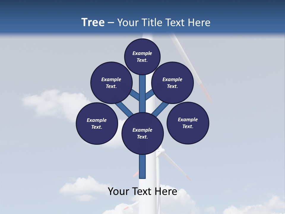 Sustainability Target Cloud PowerPoint Template