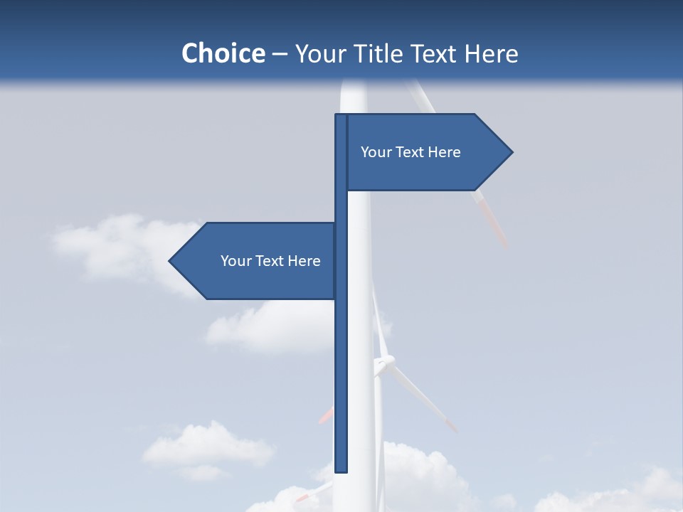 Sustainability Target Cloud PowerPoint Template