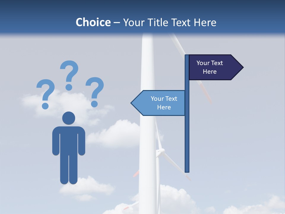 Sustainability Target Cloud PowerPoint Template