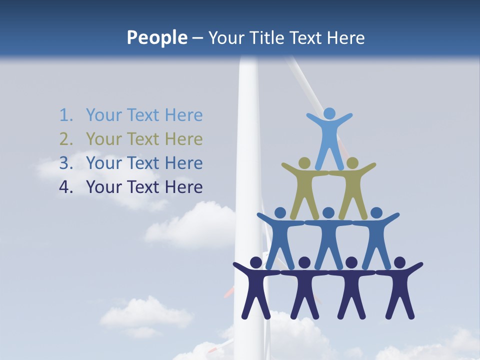 Sustainability Target Cloud PowerPoint Template