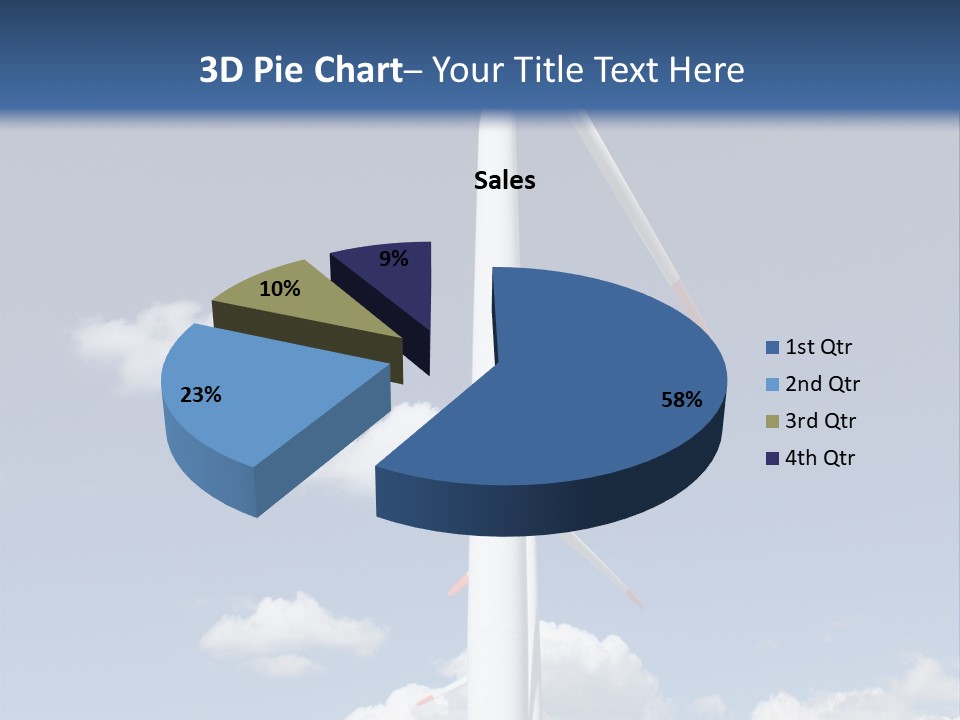 Sustainability Target Cloud PowerPoint Template