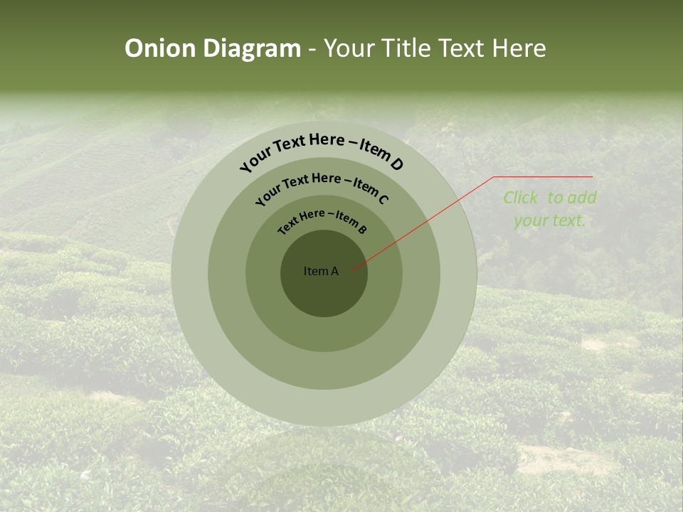 Plants Horizontal Gradient PowerPoint Template