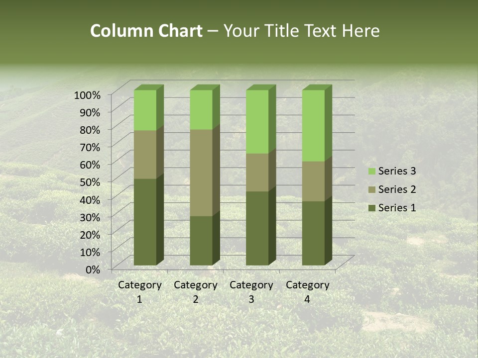 Plants Horizontal Gradient PowerPoint Template