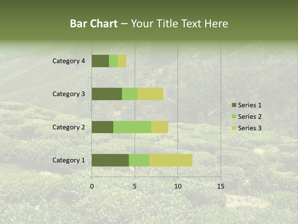 Plants Horizontal Gradient PowerPoint Template
