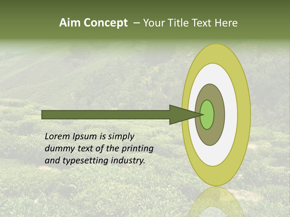 Plants Horizontal Gradient PowerPoint Template