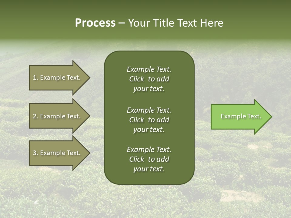 Plants Horizontal Gradient PowerPoint Template