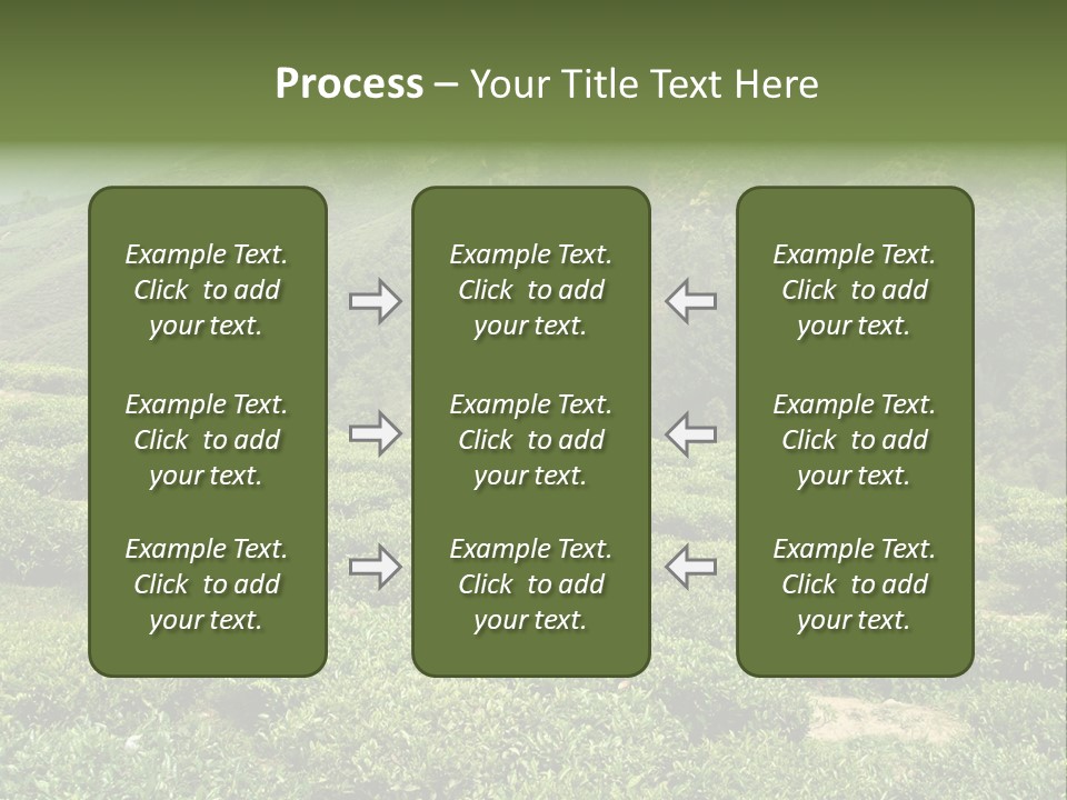 Plants Horizontal Gradient PowerPoint Template