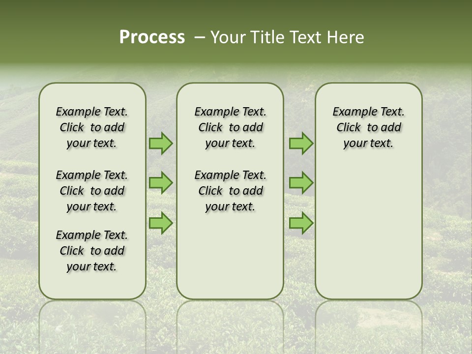 Plants Horizontal Gradient PowerPoint Template