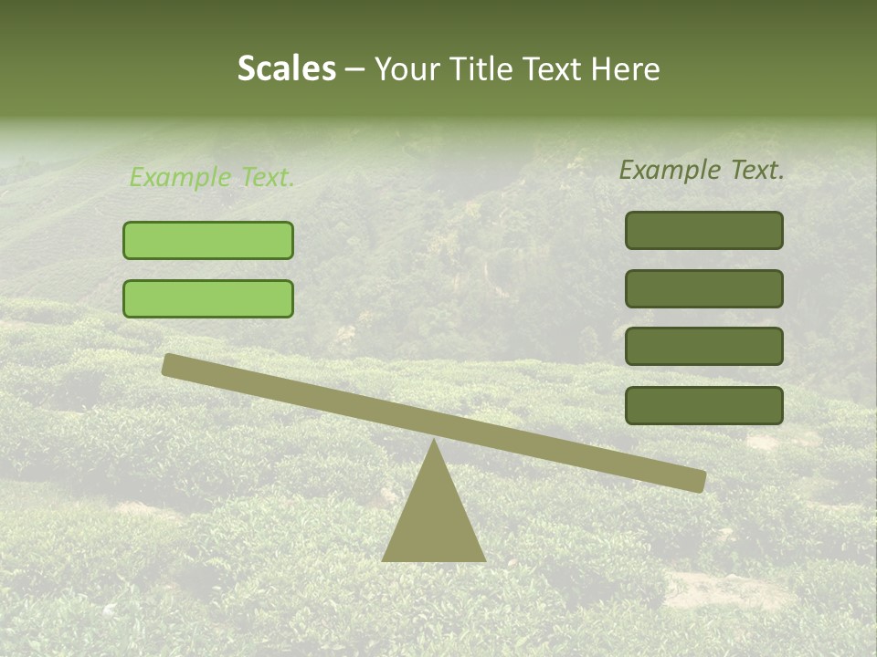 Plants Horizontal Gradient PowerPoint Template