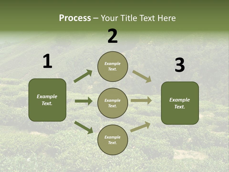 Plants Horizontal Gradient PowerPoint Template