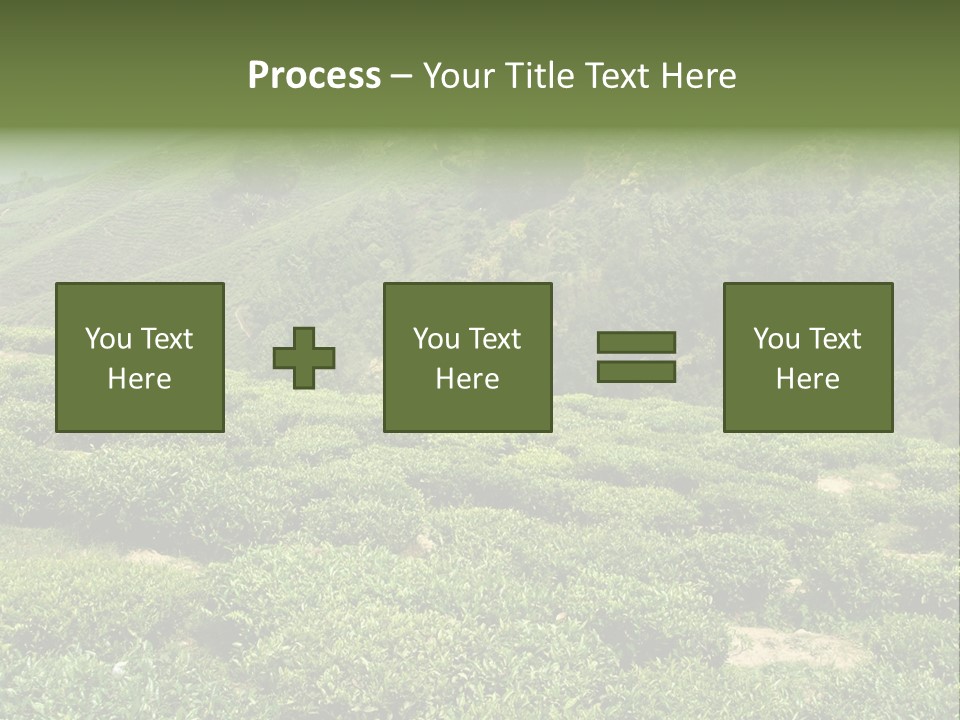 Plants Horizontal Gradient PowerPoint Template