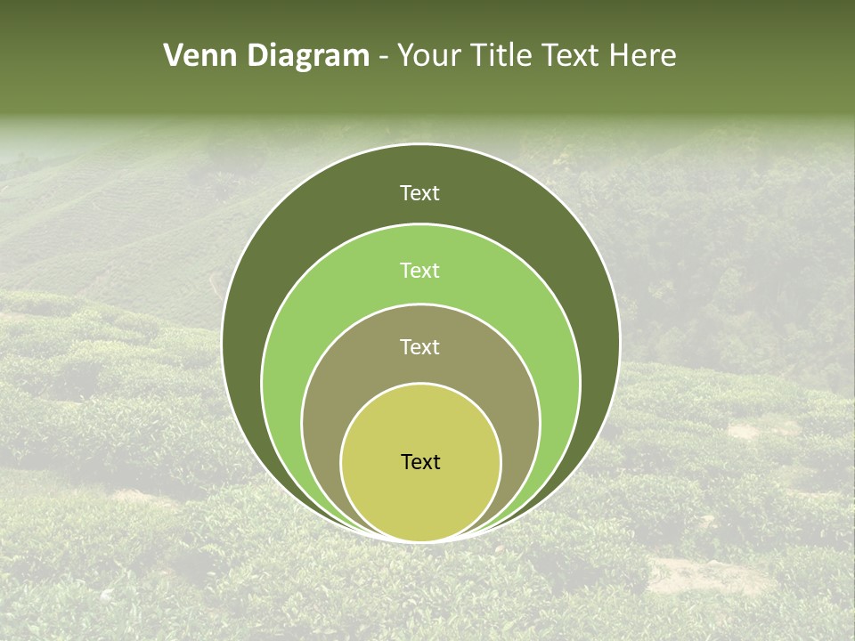 Plants Horizontal Gradient PowerPoint Template
