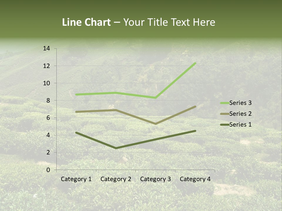 Plants Horizontal Gradient PowerPoint Template