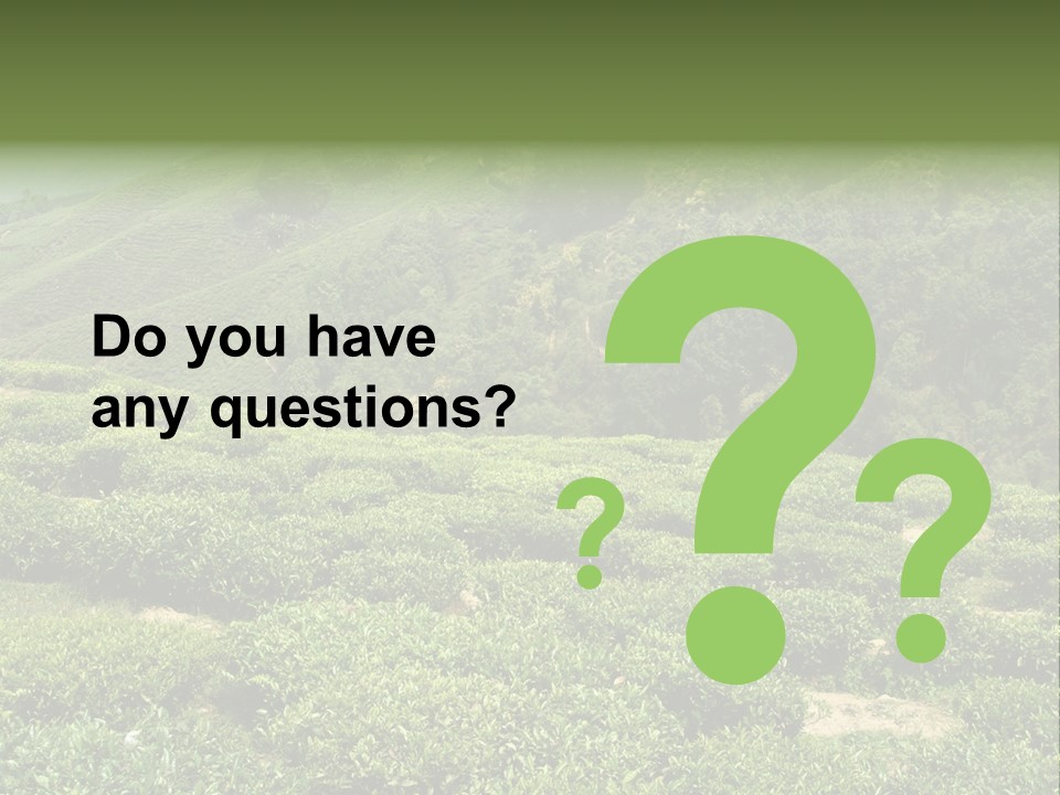 Plants Horizontal Gradient PowerPoint Template