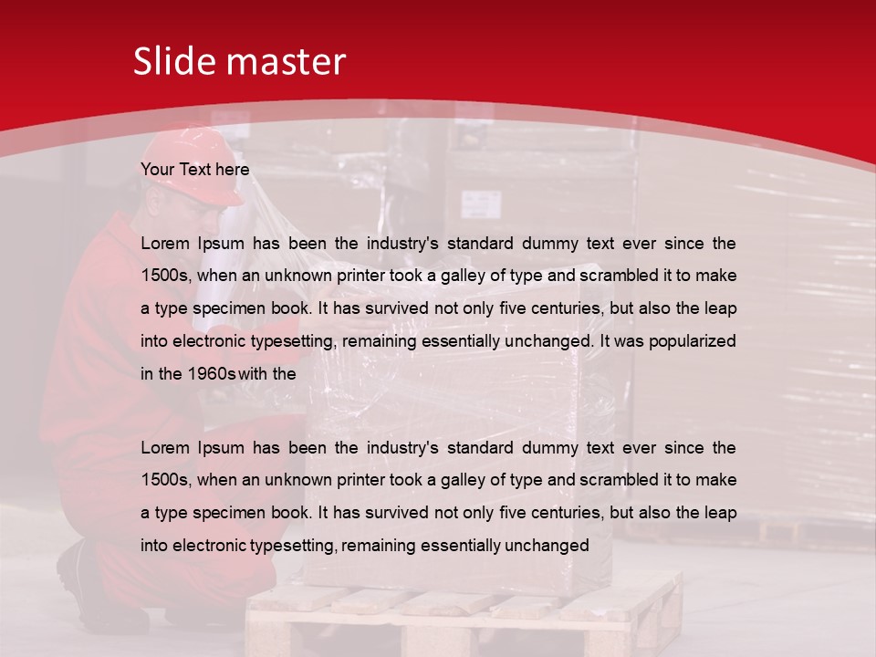 Count Line Box PowerPoint Template