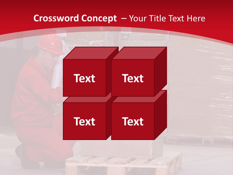Count Line Box PowerPoint Template