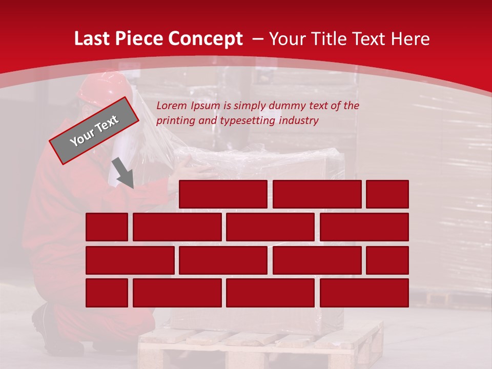 Count Line Box PowerPoint Template