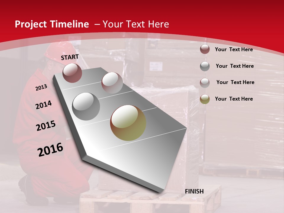 Count Line Box PowerPoint Template