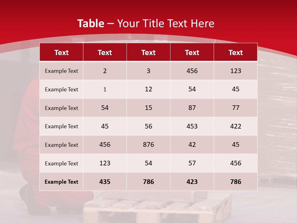 Count Line Box PowerPoint Template