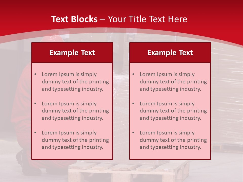 Count Line Box PowerPoint Template