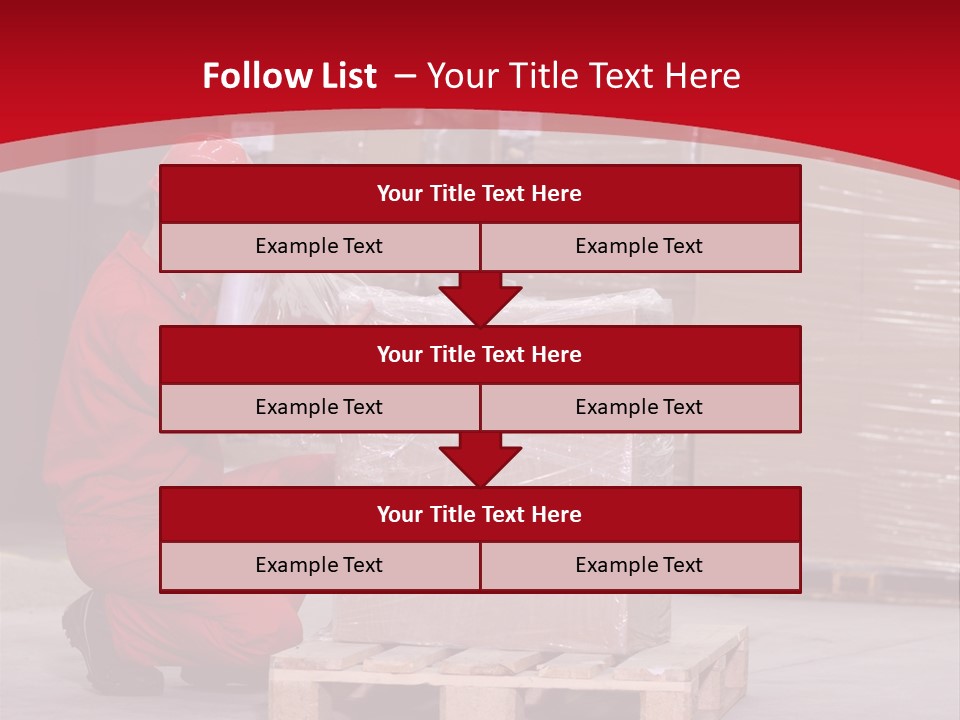 Count Line Box PowerPoint Template