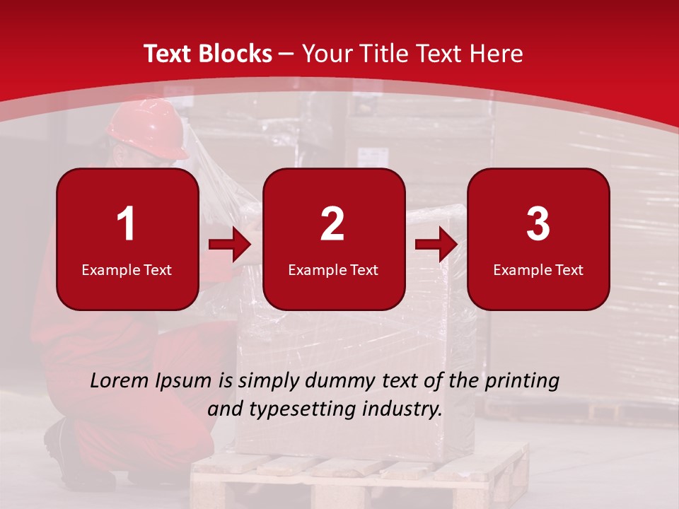 Count Line Box PowerPoint Template