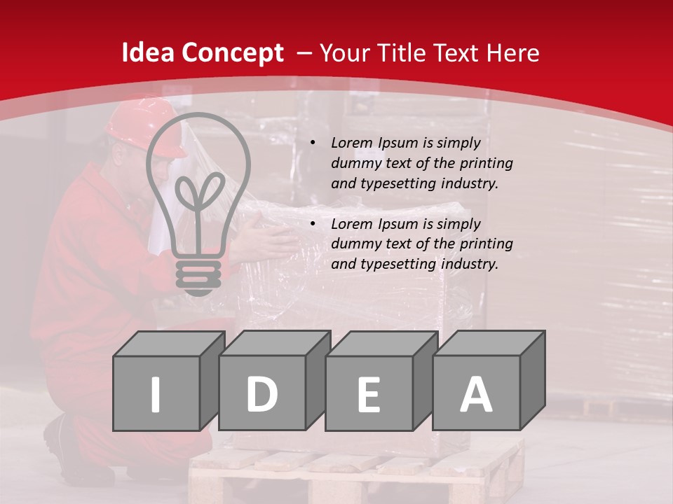 Count Line Box PowerPoint Template