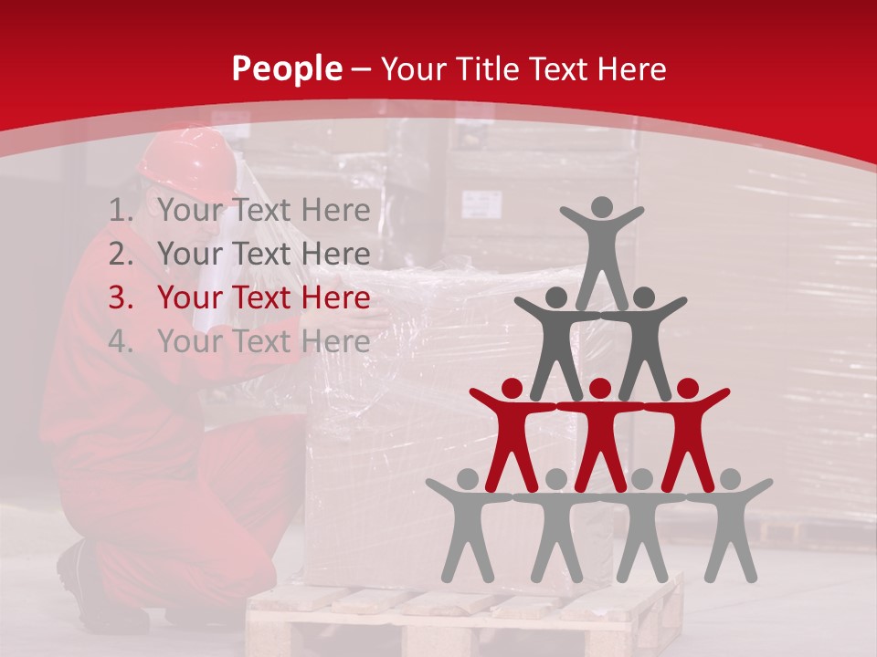 Count Line Box PowerPoint Template