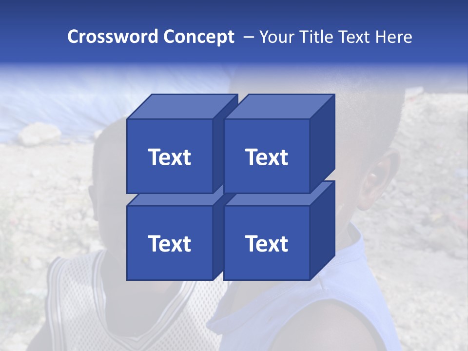 Blue Two Abandoned PowerPoint Template
