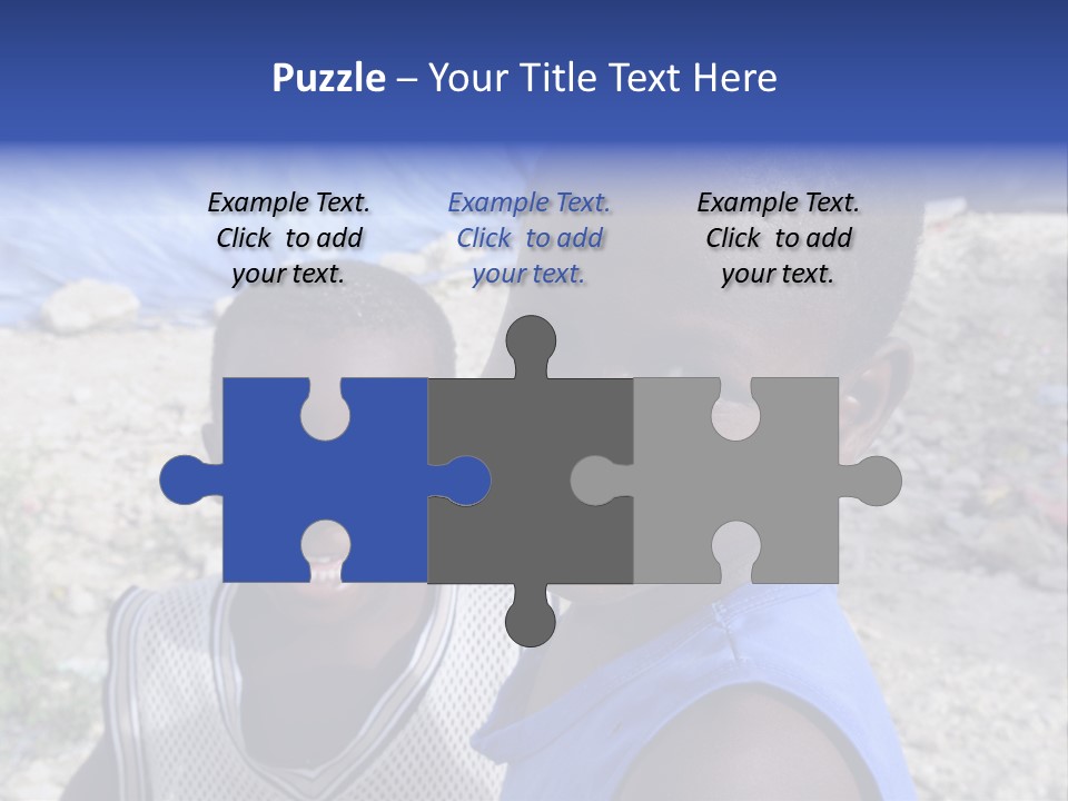 Blue Two Abandoned PowerPoint Template