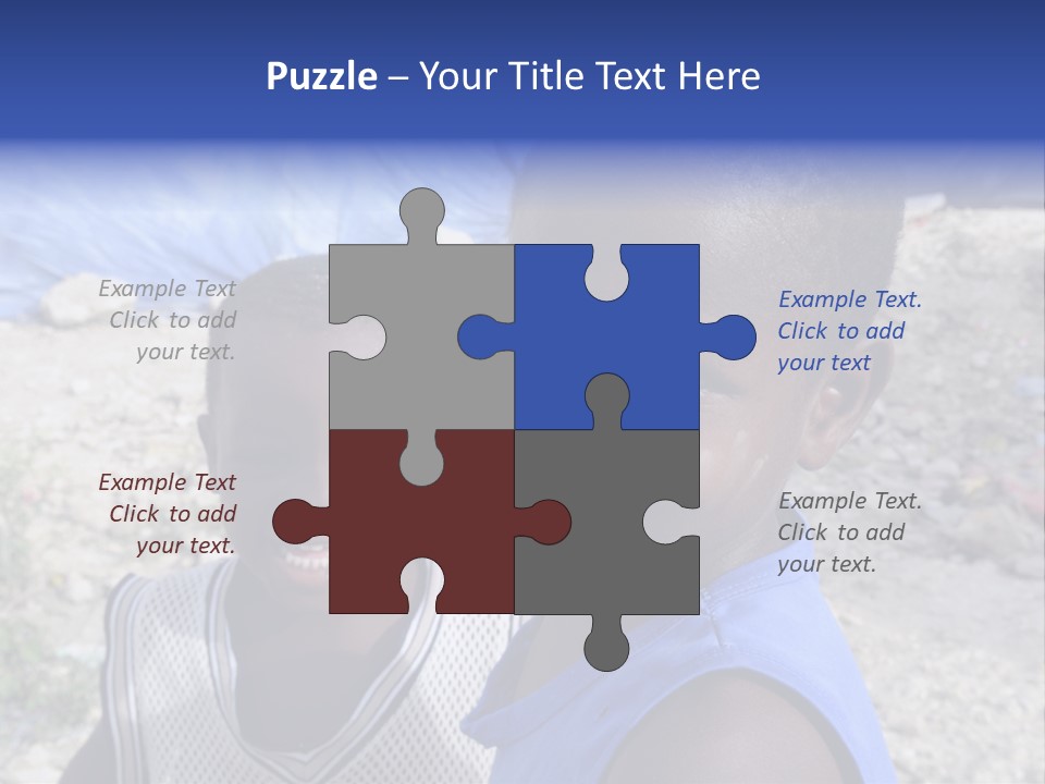 Blue Two Abandoned PowerPoint Template