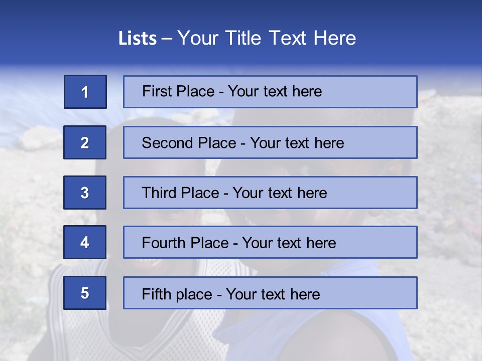 Blue Two Abandoned PowerPoint Template