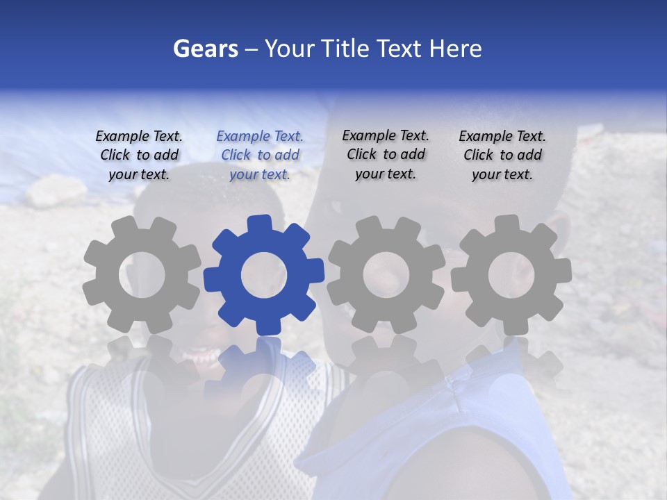Blue Two Abandoned PowerPoint Template