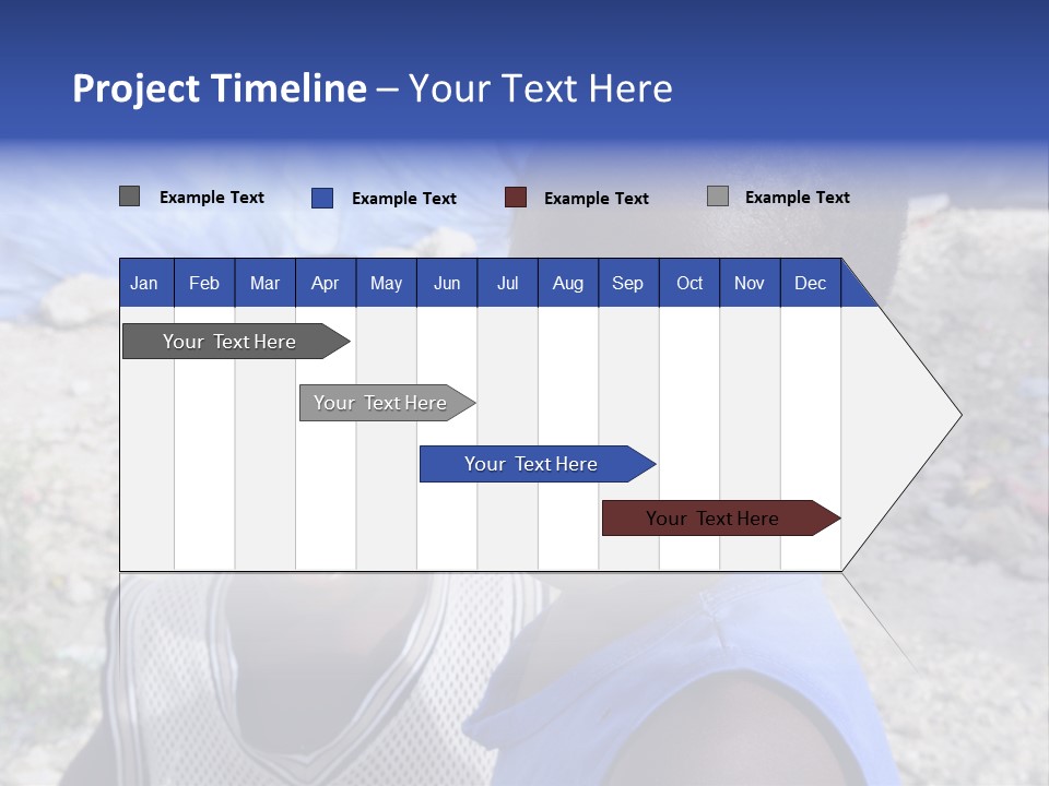 Blue Two Abandoned PowerPoint Template