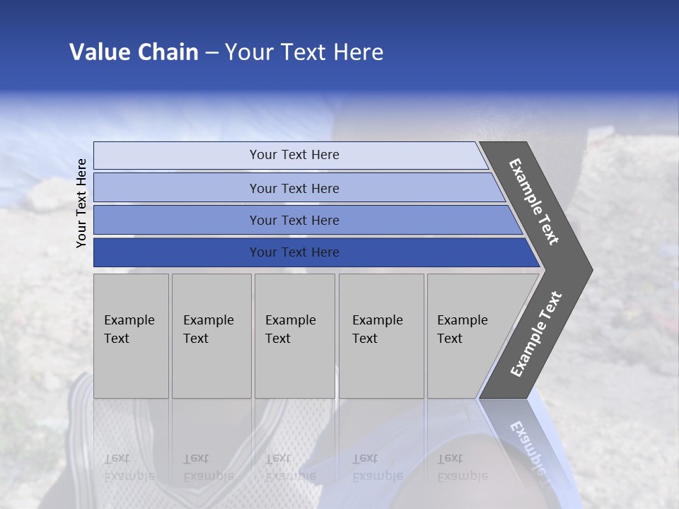 Blue Two Abandoned PowerPoint Template