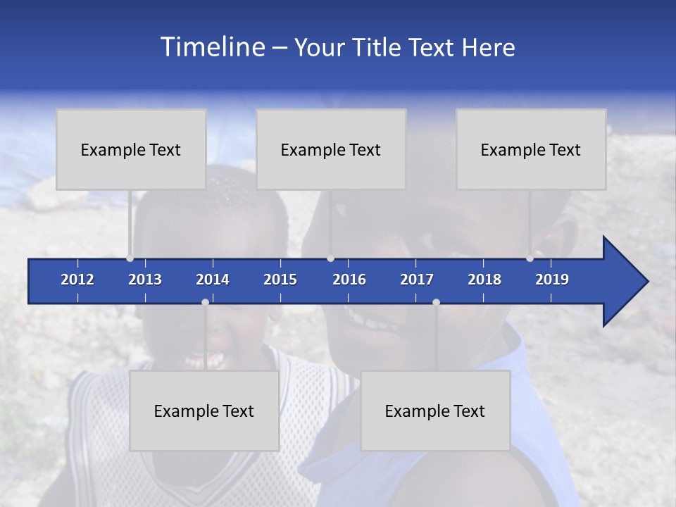 Blue Two Abandoned PowerPoint Template