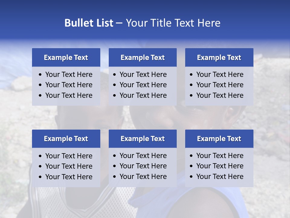 Blue Two Abandoned PowerPoint Template