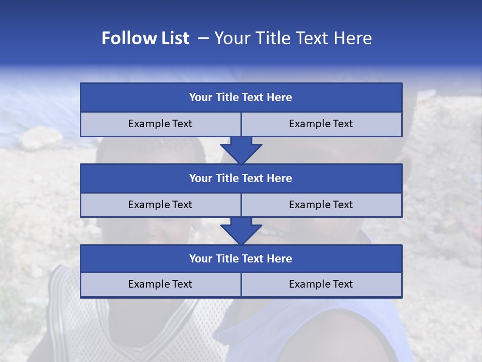 Blue Two Abandoned PowerPoint Template