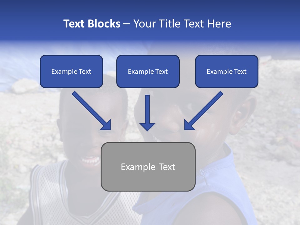 Blue Two Abandoned PowerPoint Template