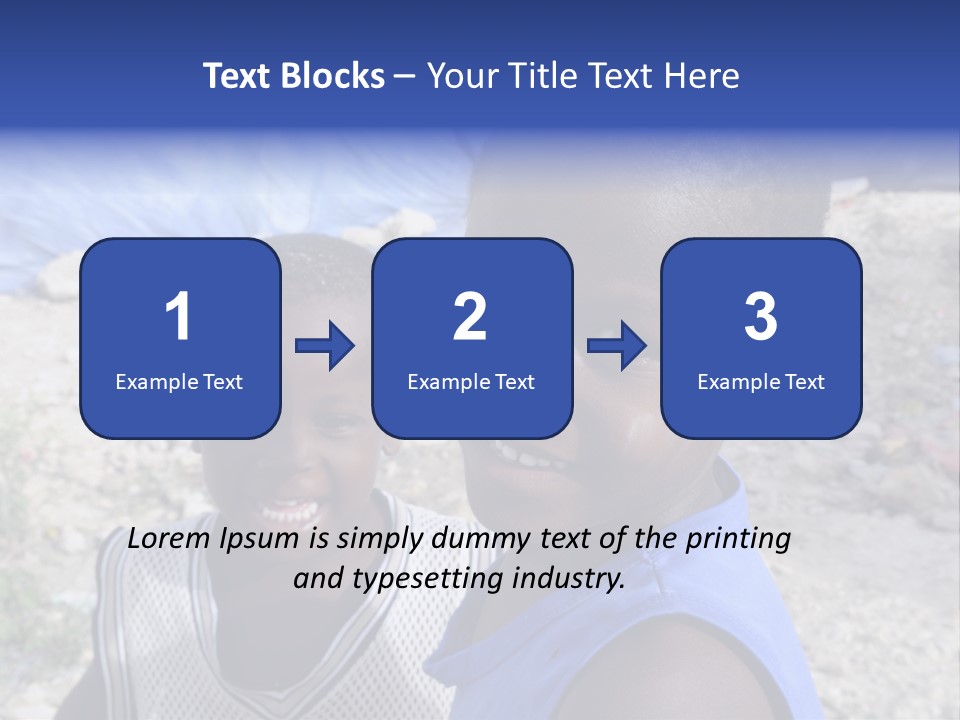 Blue Two Abandoned PowerPoint Template
