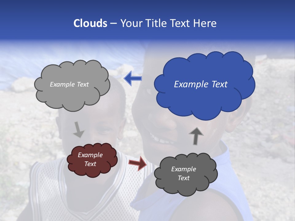 Blue Two Abandoned PowerPoint Template