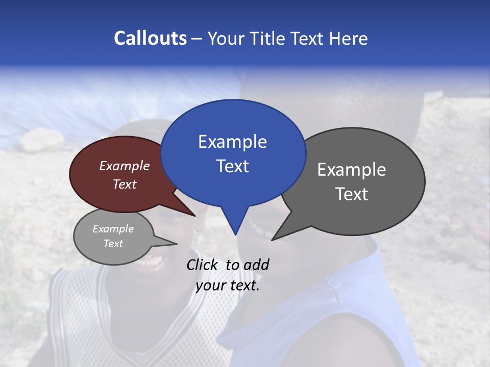 Blue Two Abandoned PowerPoint Template
